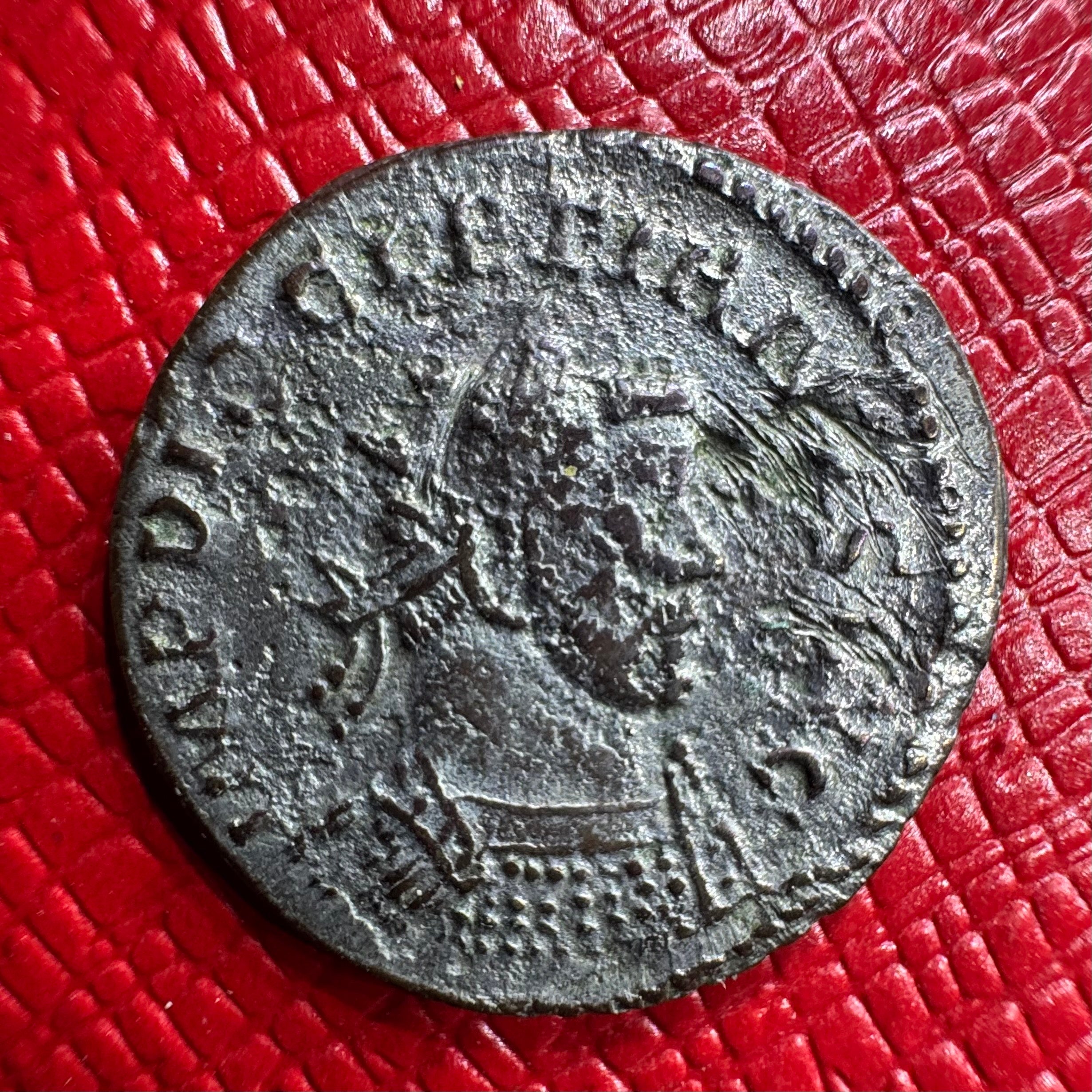 Diocletian Silvered Antoninianus, Jupiter Holding Nike, Lugdunum Mint