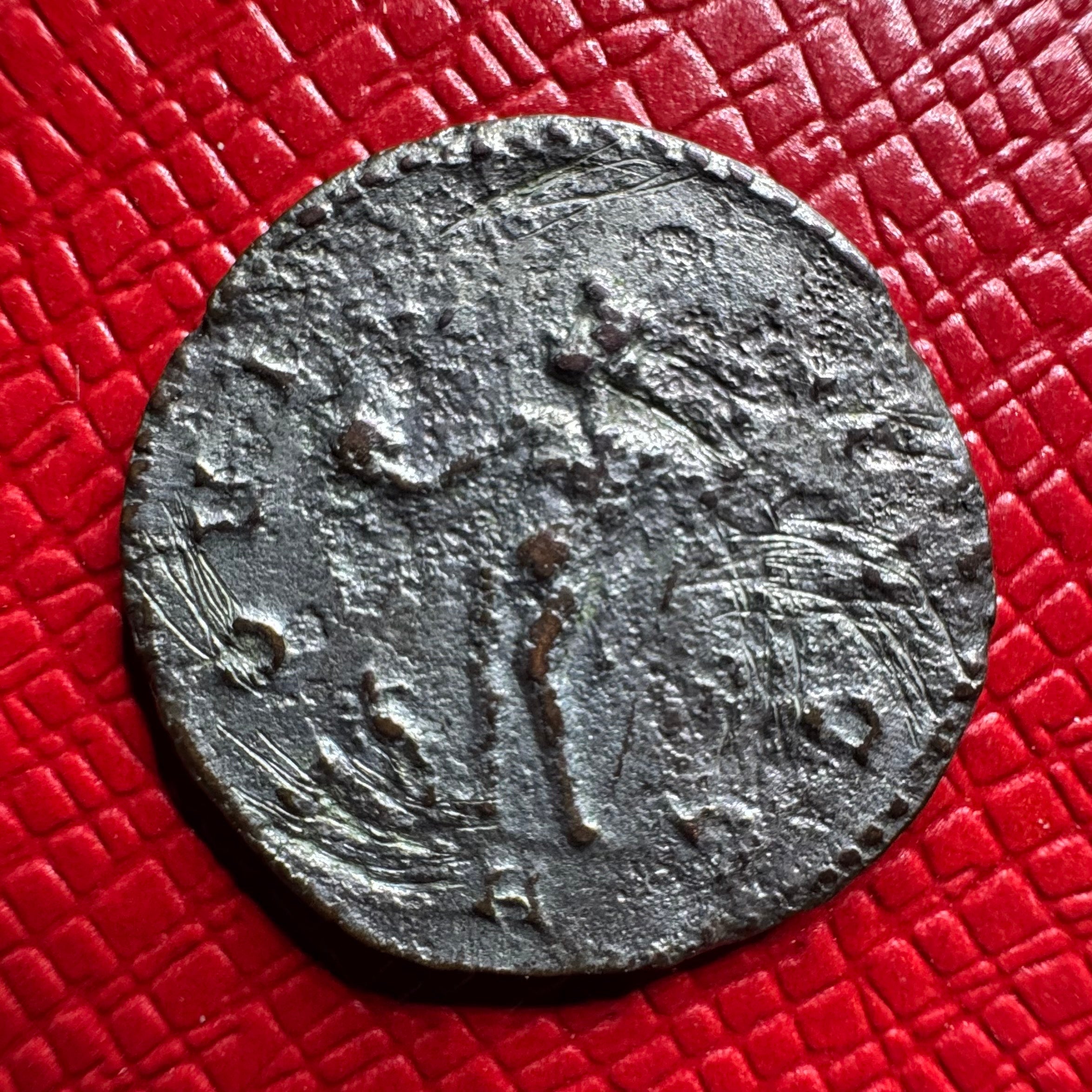 Diocletian Silvered Antoninianus, Jupiter Holding Nike, Lugdunum Mint