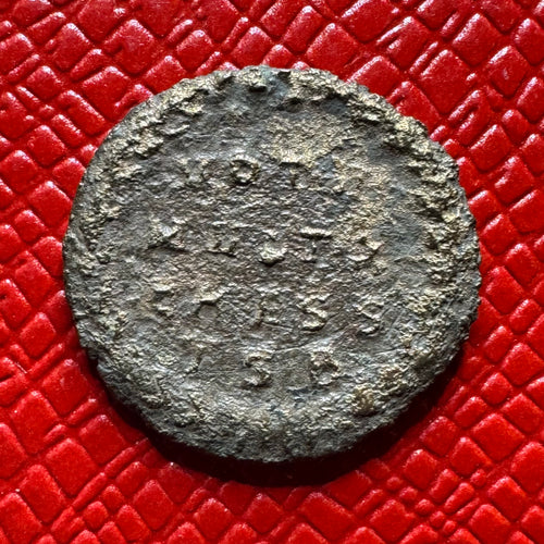 Constantine II AE2, 5th Anniversary Commemorative, Thessalonica Mint