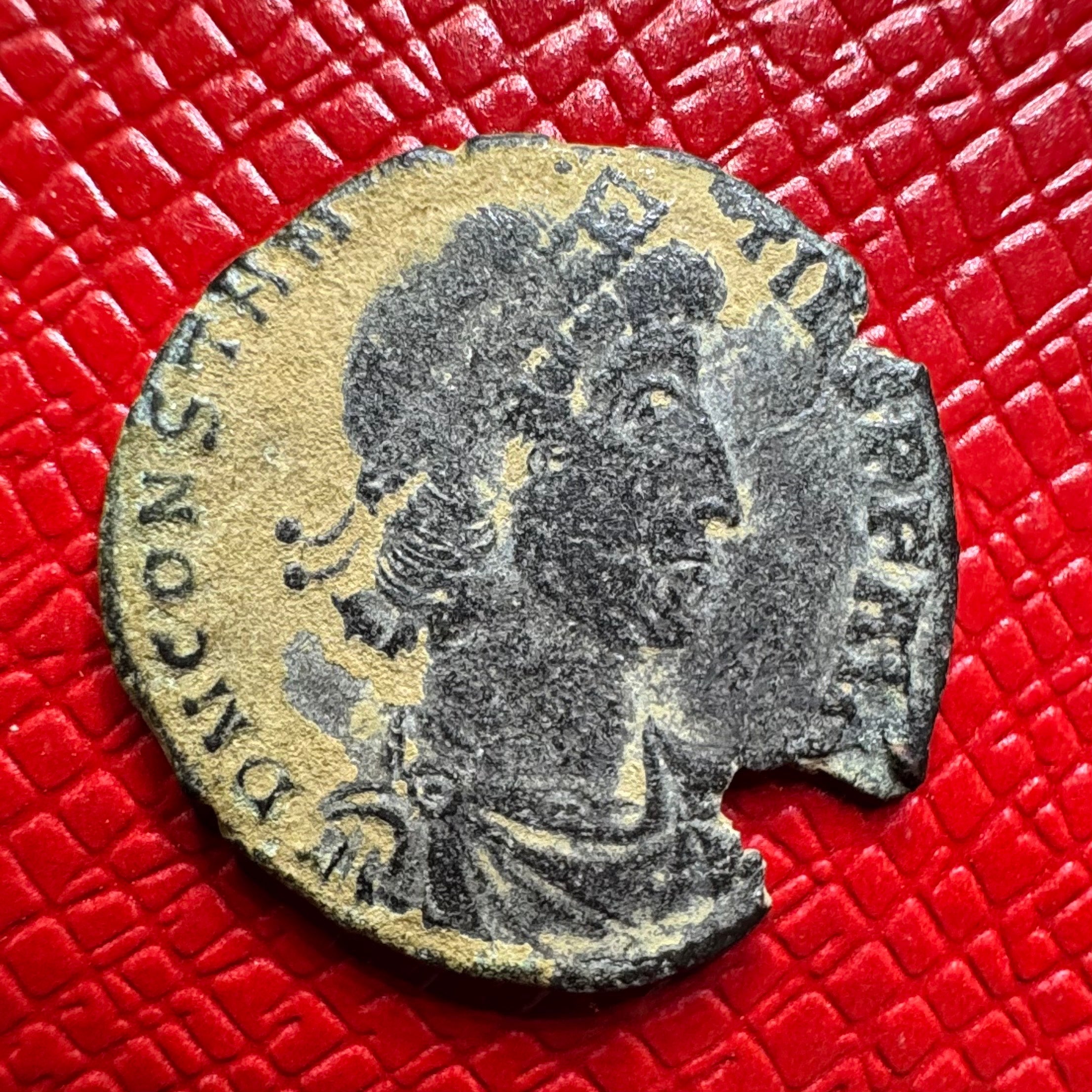 Constantius II Large AE2, Soldier Spearing Horseman, Constantinople Mint